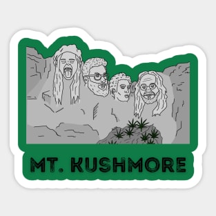 Mt. Kushmore Sticker